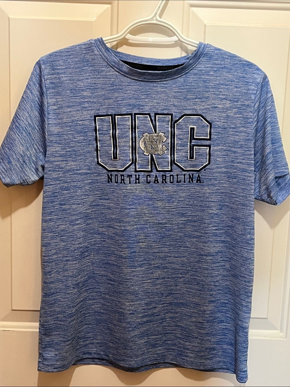 UNC North Carolina Heathered Blue Youth XL 14-16